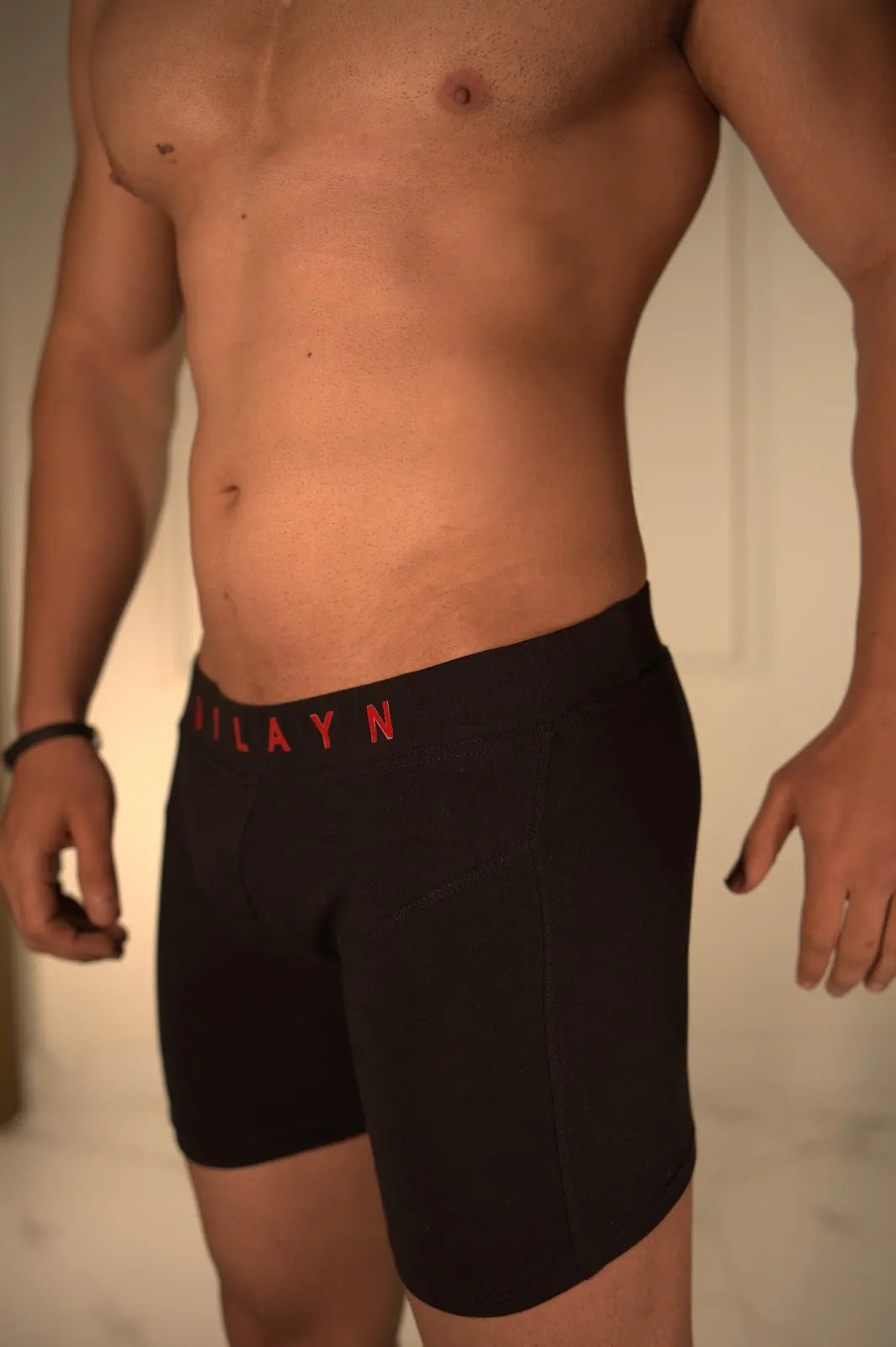 ROYAL BLACK BOXER BRIEF