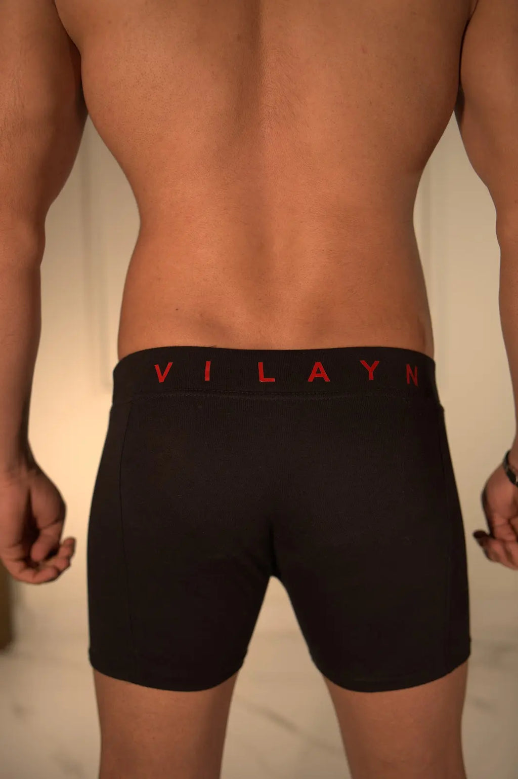 ROYAL BLACK BOXER BRIEF